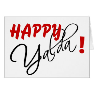 Lycklig Yalda! OBS Kort