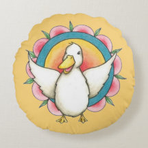 Lycklig Yaneshwari Round Pillow