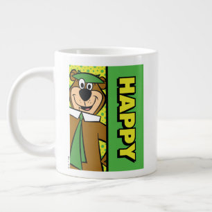 Lycklig Yogi Bear Jumbo Mugg