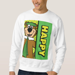 Lycklig Yogi Bear Lång Ärmad Tröja