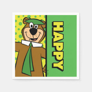 Lycklig Yogi Bear Pappersservett