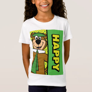 Lycklig Yogi Bear T Shirt