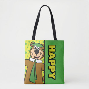 Lycklig Yogi Bear Tygkasse