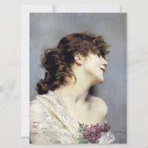 Lycklig Young Woman (av Giovanni Boldini)