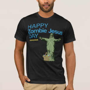 Lycklig ZombieJesus dag T-shirt