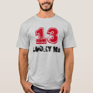 "Lyckliga 13 mig" t-skjorta T-shirt