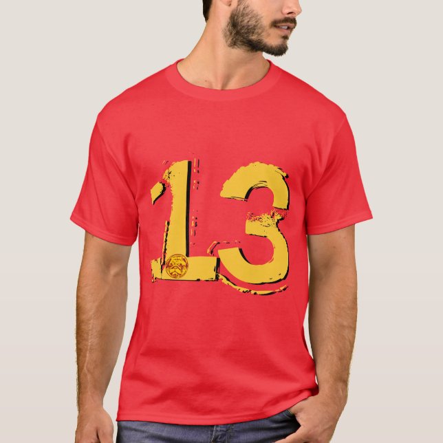 lyckliga 13 tee (Framsida)