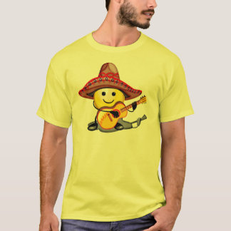 Lyckliga ansikteCinco de Mayo T-tröja och gåvor T Shirt