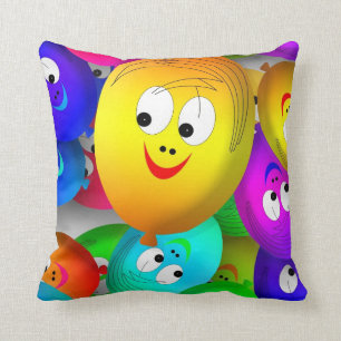 lyckliga ballonger kudde