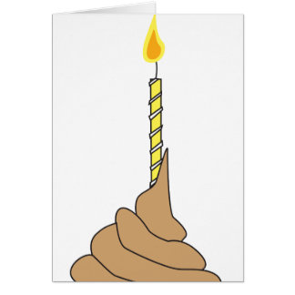 Lyckliga Birthpoo! Hälsningskort