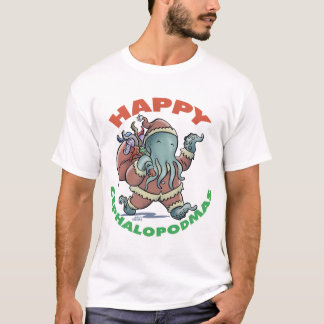 Lyckliga Cephalopodmas Tee