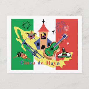 Lyckliga Cinco de Mayo Vykort