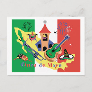 Lyckliga Cinco de Mayo Vykort