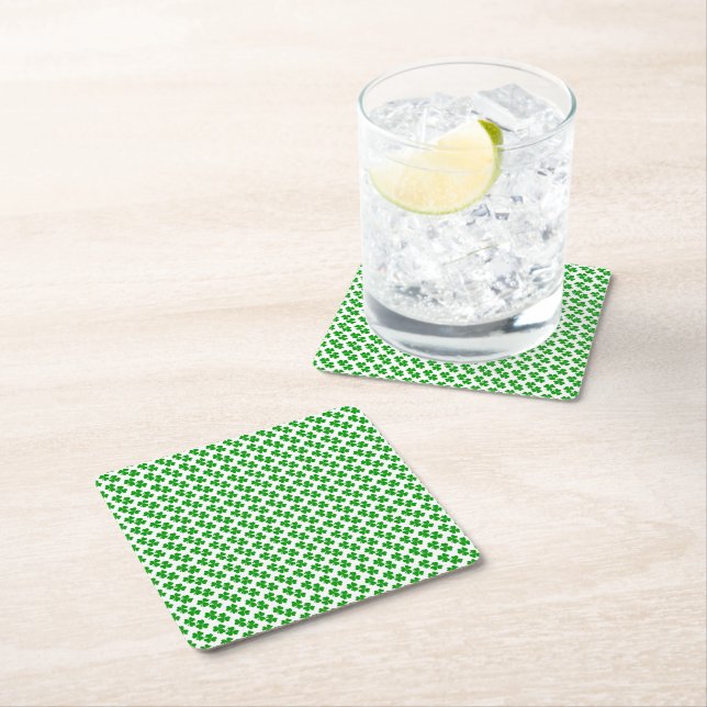 Lyckliga Clower Underlägg Papper Kvadrat (Insitu)