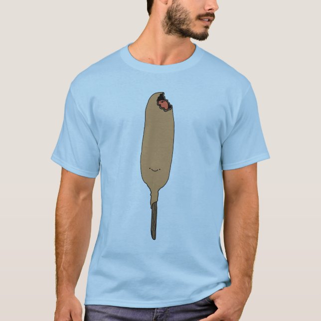 Lyckliga Corndog Tee Shirt (Framsida)