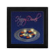 Lyckliga Diwali Ganesha Rangoli - belägga med Smyckeskrin (Framsidan)