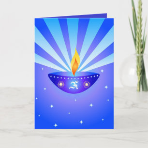 Lyckliga Diwali - kort