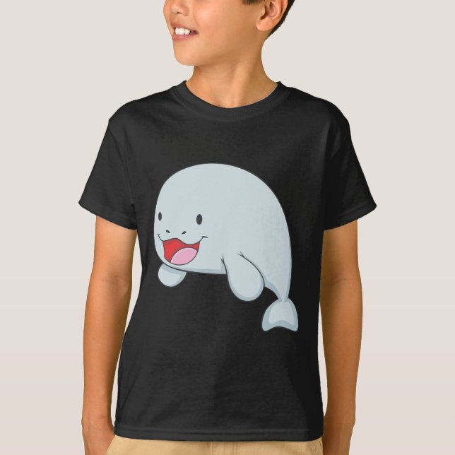 Lyckliga Dugong T-shirt (Framsida)