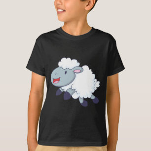 Lyckliga får tee shirt