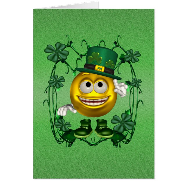 Lyckliga Flynn Hälsningskort (Framsidan)