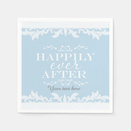 Lyckliga för alltid Festsalservett för cocktail Pappersservett