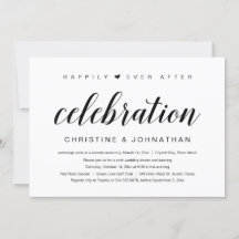 Lyckliga För Evigt, Bröllopsfest Med Elopemang