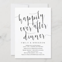 Lyckliga För Evigt Efter Middag, Bröllop Elopement