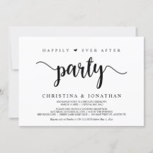 Lyckliga för evigt-fest, Modern Rustic, Elopement