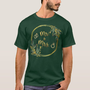 Lyckliga För Evigt Grattis på din Bröllopsdag T Shirt