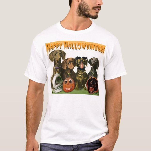 Lyckliga Halloweiners - taxHalloween T-tröja Tröja (Framsida)