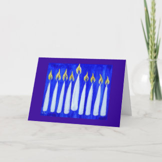 Lyckliga Hanukkah! Gåvakort Helgkort