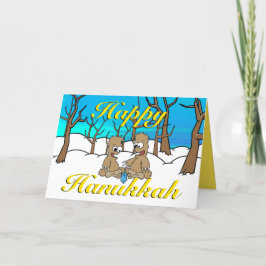 Lyckliga Hanukkah Helgkort