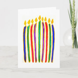 Lyckliga Hanukkah Helgkort