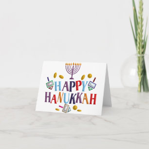 Lyckliga Hanukkah Helgkort