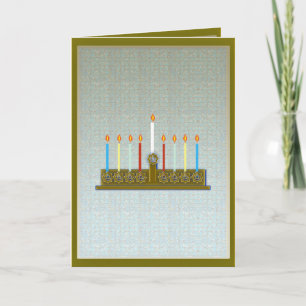 Lyckliga Hanukkah Helgkort