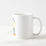 Lyckliga Hanukkah Kaffemugg<br><div class="desc">Fira Hanukkah med en härlig menora.</div>