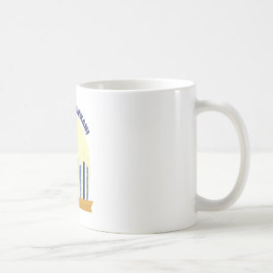 Lyckliga Hanukkah Kaffemugg