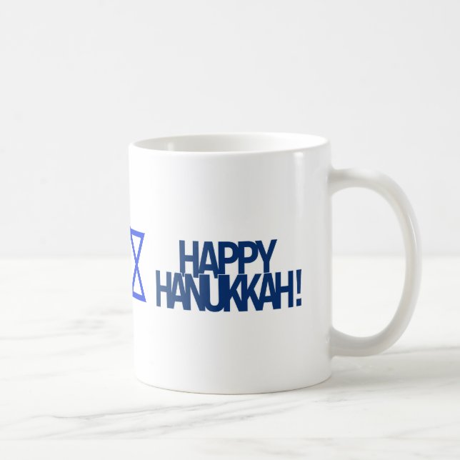 Lyckliga Hanukkah Kaffemugg (Höger)