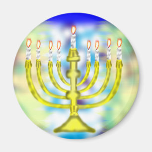 Lyckliga Hanukkah Magnet