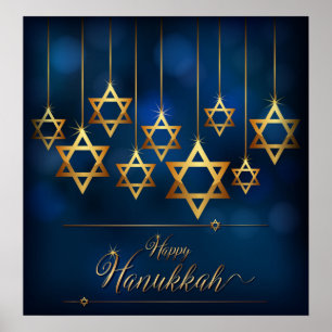 Lyckliga Hanukkah Poster