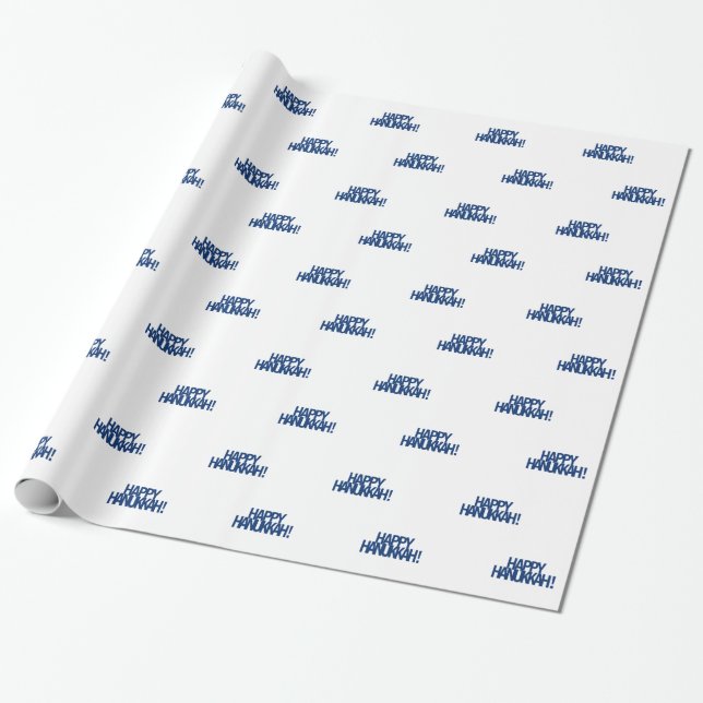 Lyckliga Hanukkah! Presentpapper (Utrullad)