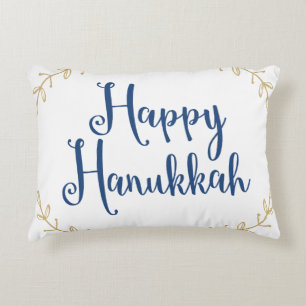 Lyckliga Hanukkah Prydnadskudde