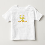 Lyckliga Hanukkah T Shirt<br><div class="desc">En roligt långt som firar helgdag av Hanukkah!</div>