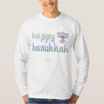 Lyckliga Hanukkah Tröja<br><div class="desc">Twinkly stjärnor betonar det underbart driver av ljust…,  Välj en olik bakgrundsfärg,  om du gillar. Och lyckliga Hanukkah!</div>