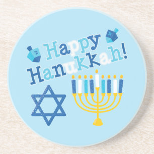Lyckliga Hanukkah Underlägg Sandsten