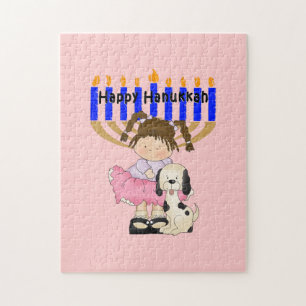 Lyckliga Hanukkah vänner Pussel
