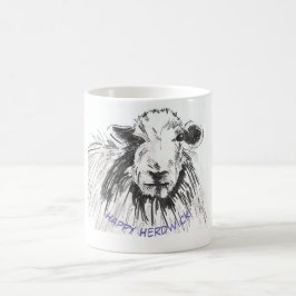 Lyckliga Herdwick Kaffemugg