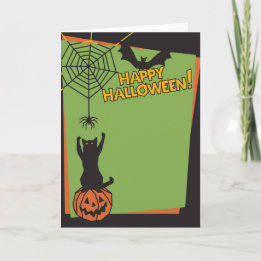 Lyckliga Holloween Kort