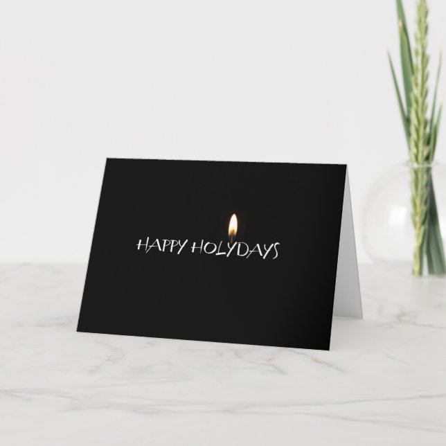Lyckliga Holydays Helgkort (Framsida)