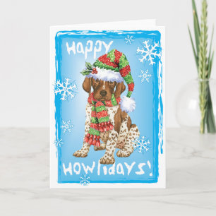 Lyckliga Howliday GSP Helgkort